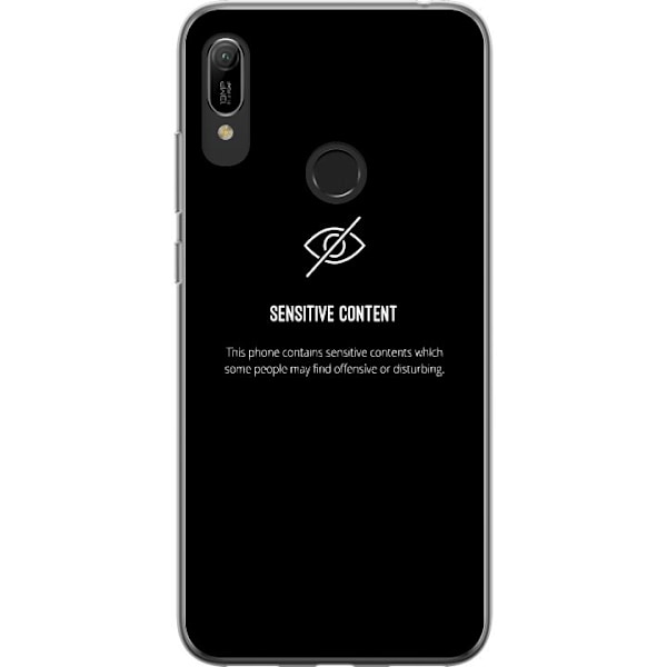 Huawei Y6 (2019) Gennemsigtig cover følsomt indhold