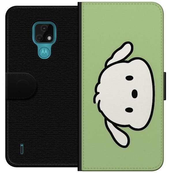 Motorola Moto E7 Tegnebogsetui Snoopy Flip