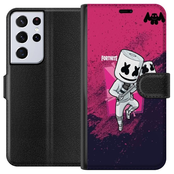 Samsung Galaxy S21 Ultra 5G Lommeboketui Marshmello Fortnite S