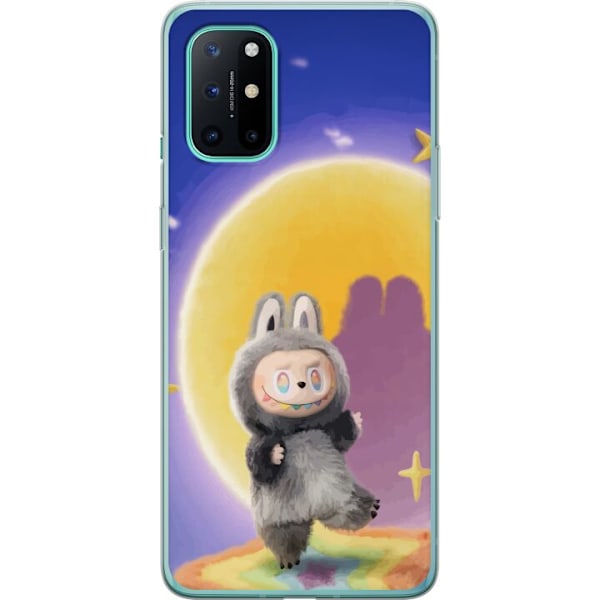 OnePlus 8T Läpinäkyvä kuori Labubu Neon Pop - Neonväri pop-taiteen hirviö