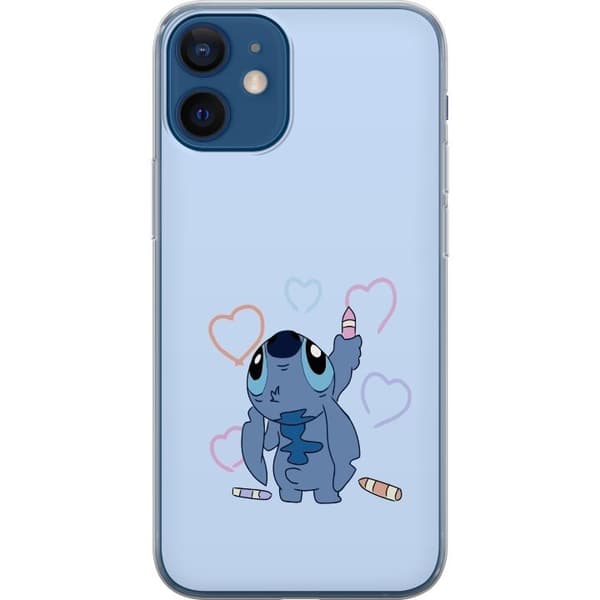 Kompatibelt Mobildeksel til Apple iPhone 12 mini Stitch Hjerter