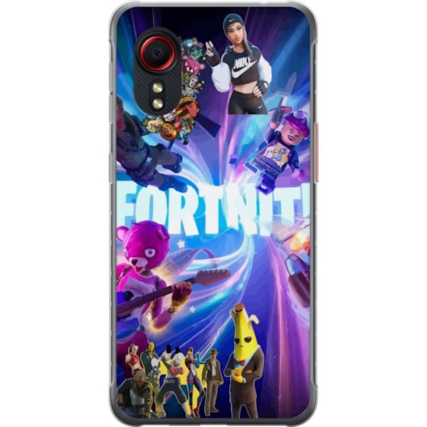 Samsung Galaxy Xcover 5 Läpinäkyvä kuori Fortnite