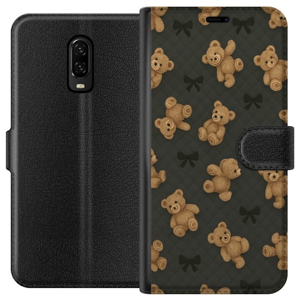 OnePlus 6T Tegnebogsetui Teddy Knus