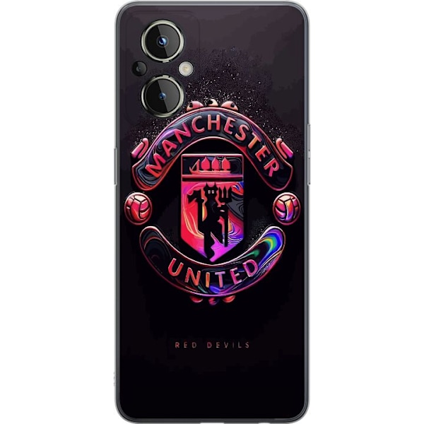 OnePlus Nord N20 5G Genomskinligt Skal Manchester United