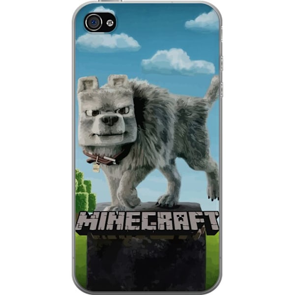 Apple iPhone 4 Läpinäkyvä kuori A Minecraft Movie