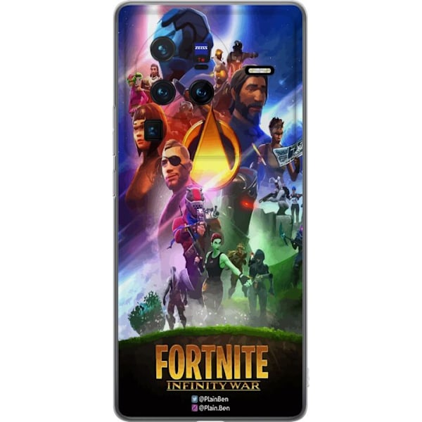 vivo X80 Pro Gjennomsiktig deksel Fortnite