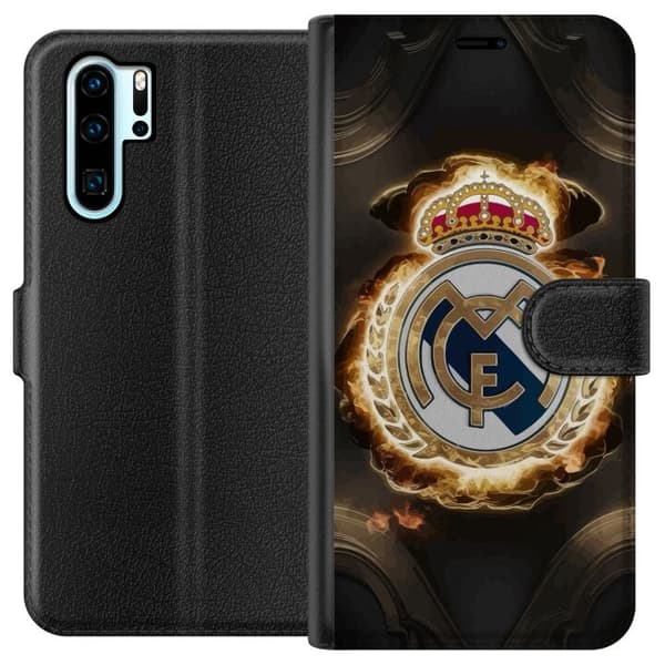 Kompatibelt Lommeboketui til Huawei P30 Pro Real Madrid