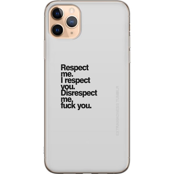 Apple iPhone 11 Pro Max Genomskinligt Skal Respect