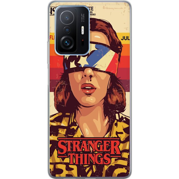 Xiaomi 11T Gjennomsiktig deksel Stranger Things VHS