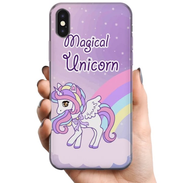 Apple iPhone XS Max TPU Mobilskal UNICORN