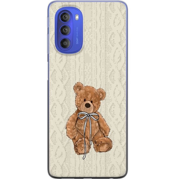 Motorola Moto G51 5G Gennemsigtig cover Lille Teddy – klassi
