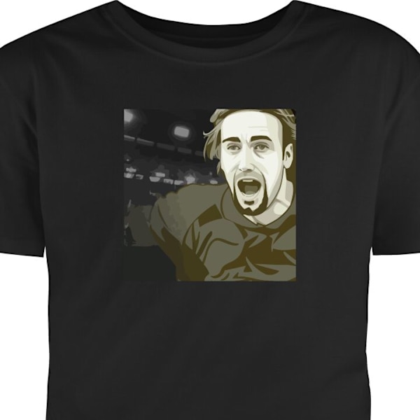 Børne T-shirt | Behagelig T-shirt til Børn Gabriel Batistuta sort 7-8 År