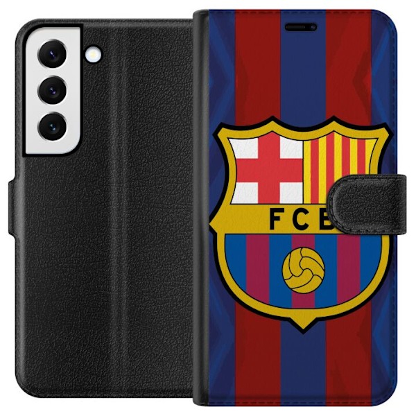 Samsung Galaxy S22 5G Lompakkokotelo FCB Barcelona