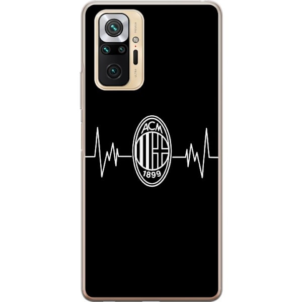 Xiaomi Redmi Note 10 Pro Läpinäkyvä kuori AC Milan