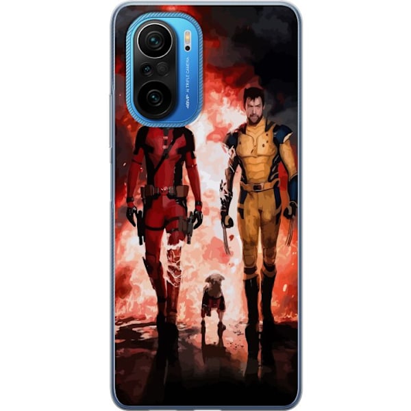 Xiaomi Poco F3 Gennemsigtig cover Wolverine Deadpool