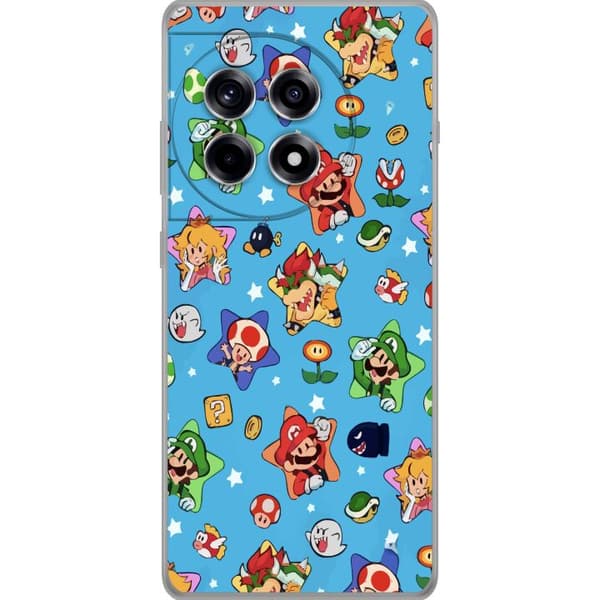 Kompatibelt Mobildeksel til OnePlus 12R Nintendo Mario Mønster Switch Spill