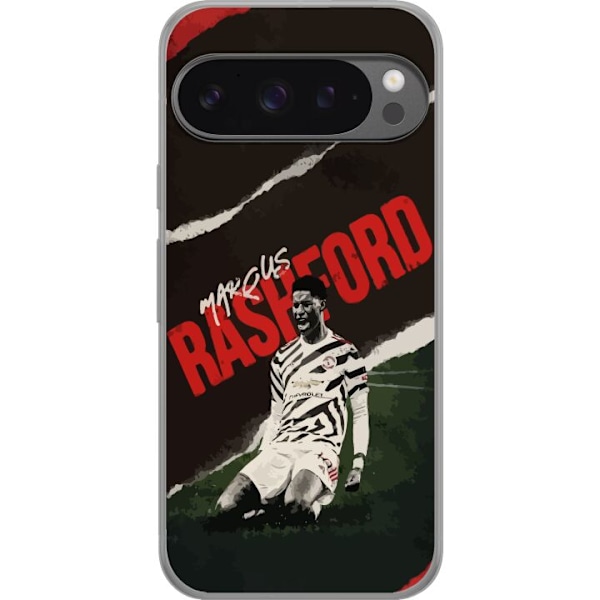 Google Pixel 9 Pro XL Gennemsigtig cover Marcus Rashford Manch