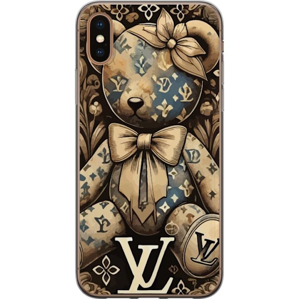 Apple iPhone XS Max Genomskinligt Skal Teddy Vuitton