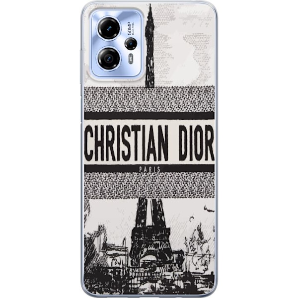 Motorola Moto G13 Genomskinligt Skal Christian Dior