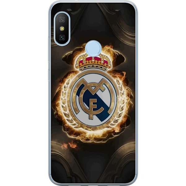 Xiaomi Mi A2 Lite Läpinäkyvä kuori Real Madrid