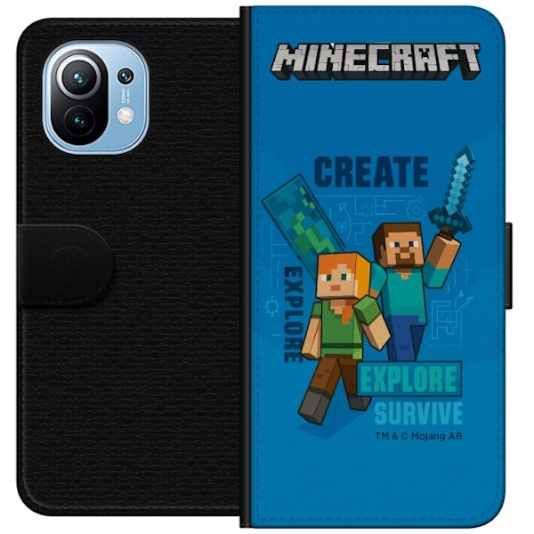 Xiaomi Mi 11 Tegnebogsetui Minecraft Huler