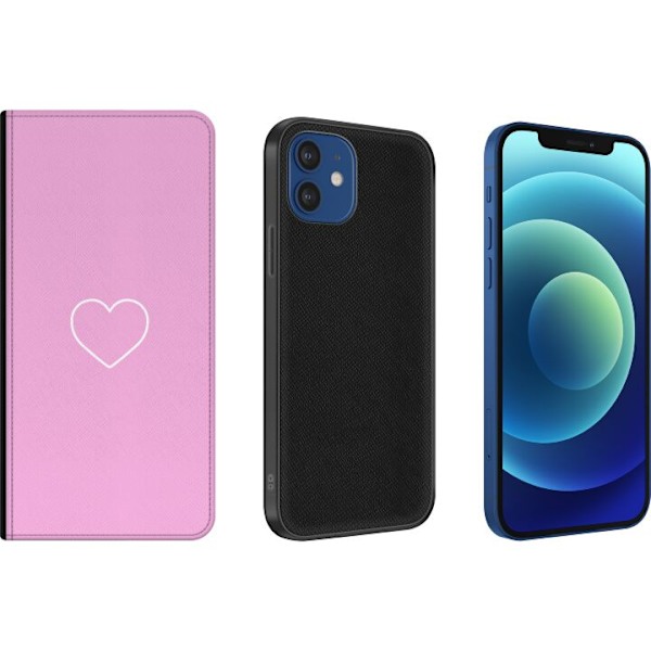 Apple iPhone 12  Lompakkokotelo Sydän