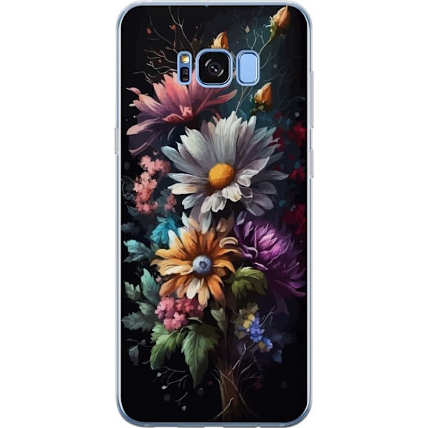 Samsung Galaxy S8 Gennemsigtig cover Blomster