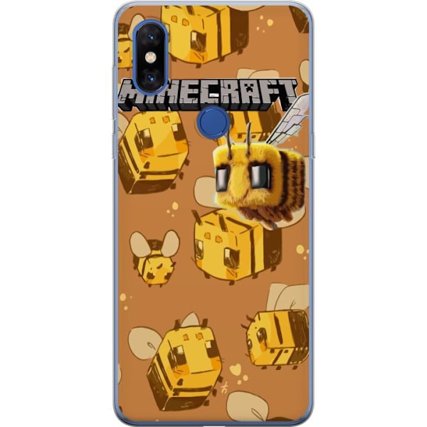 Xiaomi Mi Mix 3 Läpinäkyvä kuori Minecraft Bi