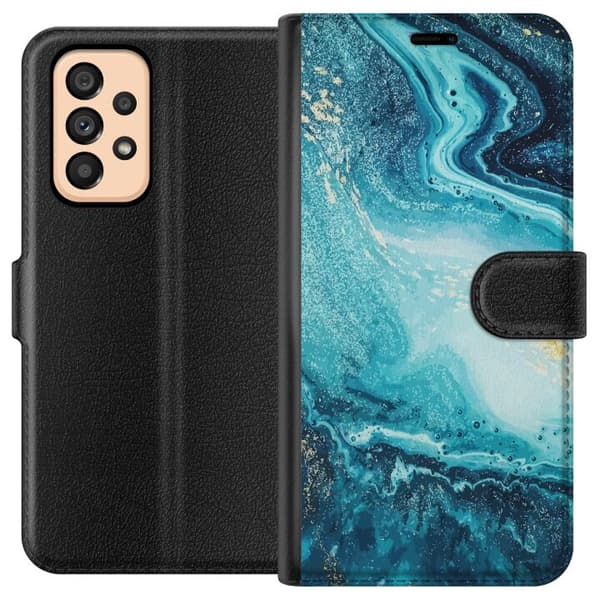Kompatibelt Plånboksfodral till Samsung Galaxy A53 5G Marmor Marble