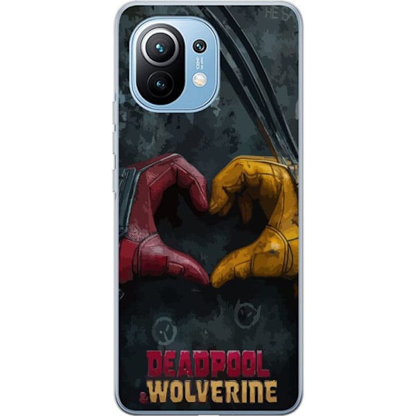 Xiaomi Mi 11 Gjennomsiktig deksel Wolverine Deadpool