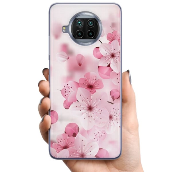 Xiaomi Mi 10T Lite 5G TPU Mobilcover Kirsebærblomst