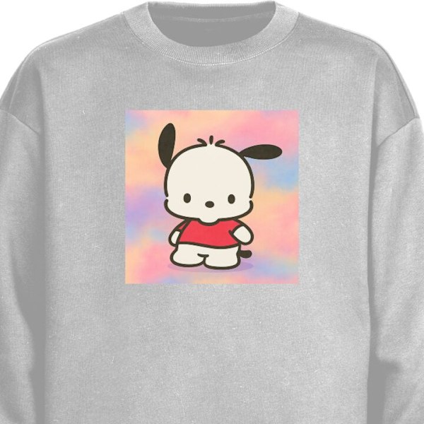 Collegepaita aikuisille | Klassinen Collegepaita Kawaii Sanrio Pochacco