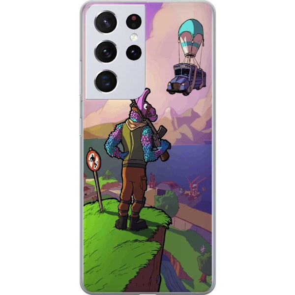 Samsung Galaxy S21 Ultra 5G Genomskinligt Skal Fortnite