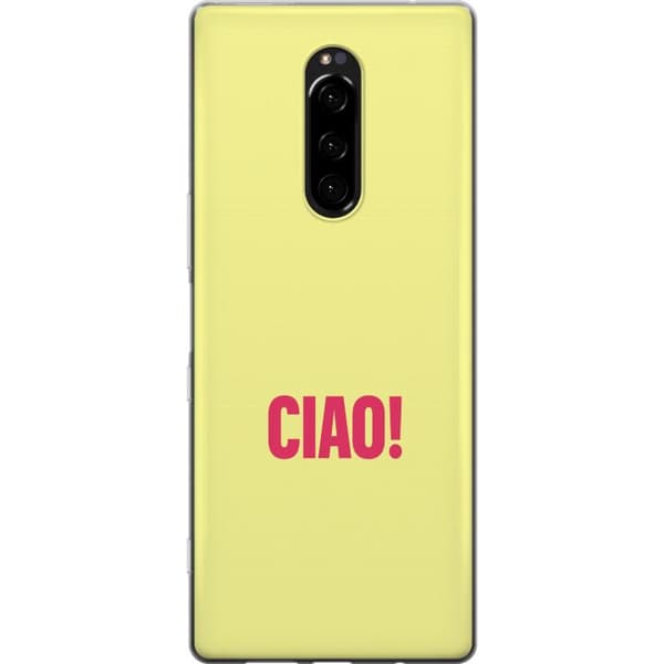 Kompatibelt Mobildeksel til Sony Xperia 1 Rosa CIAO gul