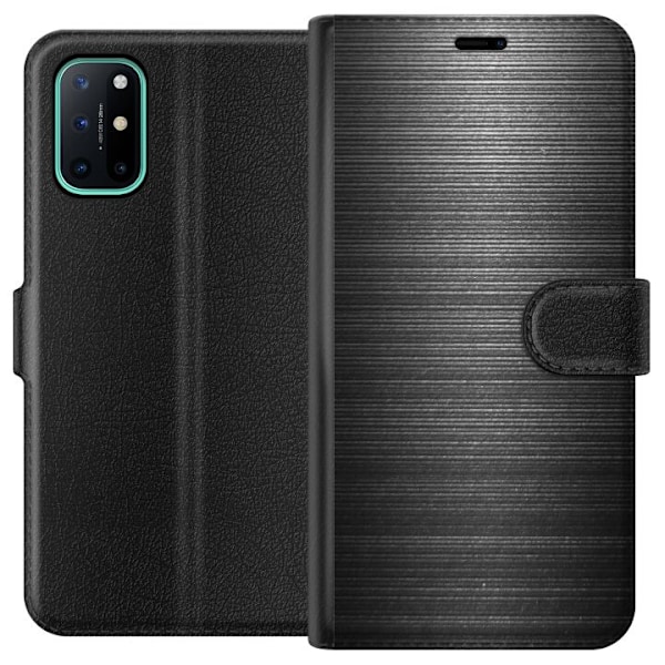 OnePlus 8T Tegnebogsetui Børstet Metal
