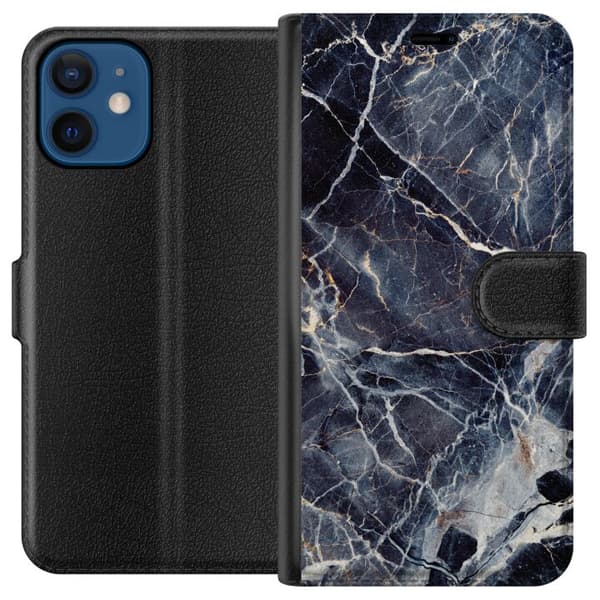 Kompatibelt Plånboksfodral till Apple iPhone 12 mini Marbled