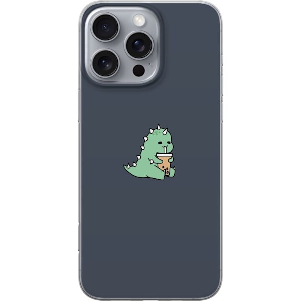 Apple iPhone 16 Pro Max Gennemsigtig cover Dinosaurie