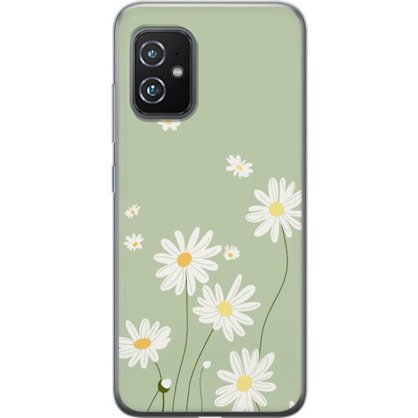 Asus Zenfone 8 Läpinäkyvä kuori Papukaijanpaparit - kukalli