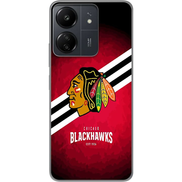 Xiaomi Redmi 13C Läpinäkyvä kuori Chicago Blackhawks (NHL)