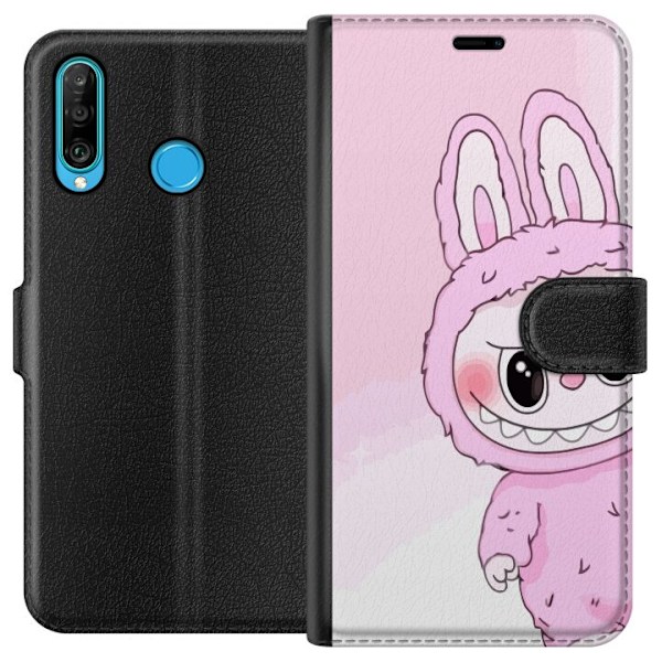 Huawei P30 lite Lommeboketui Labubu Bunny-serien
