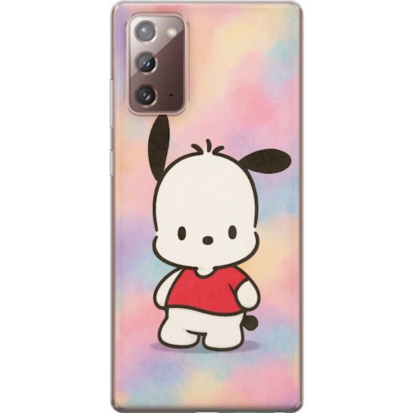 Samsung Galaxy Note20 Läpinäkyvä kuori Kawaii Sanrio Pochac