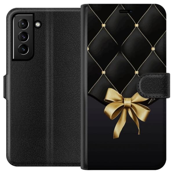 Kompatibel Tegnebogsetui til Samsung Galaxy S21+ 5G Luksuriøs rosette