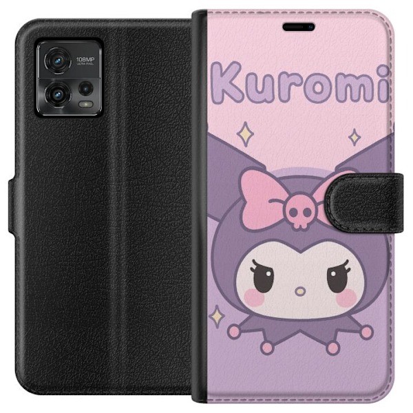 Motorola Moto G72 Plånboksfodral Kuromi Kawaii