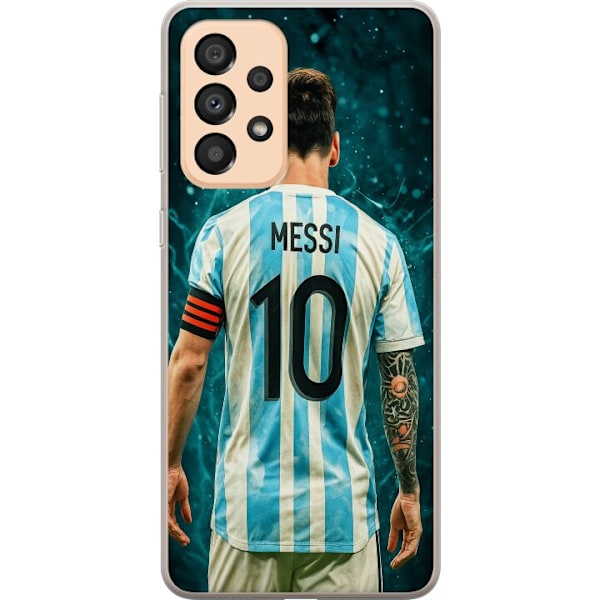 Samsung Galaxy A33 5G Genomskinligt Skal Messi
