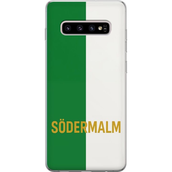 Samsung Galaxy S10+ Läpinäkyvä kuori Södermalm - jalkapallo