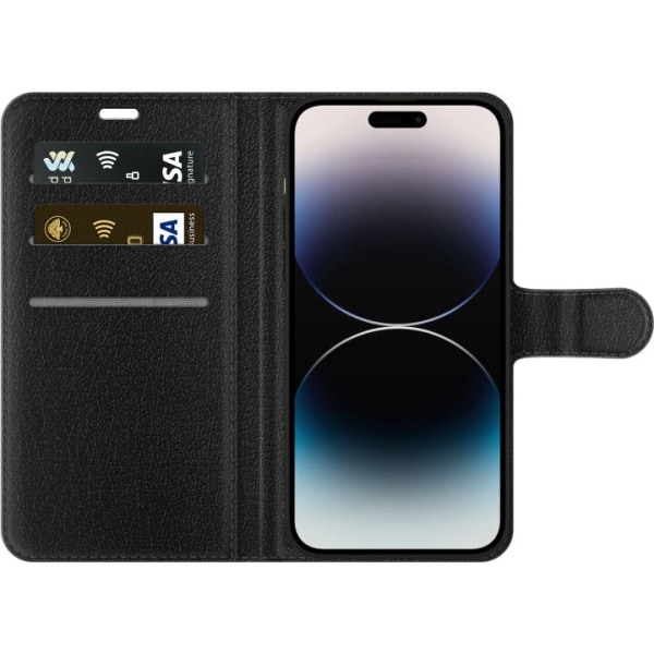 Apple iPhone 14 Pro Max Plånboksfodral Mörkblå LV