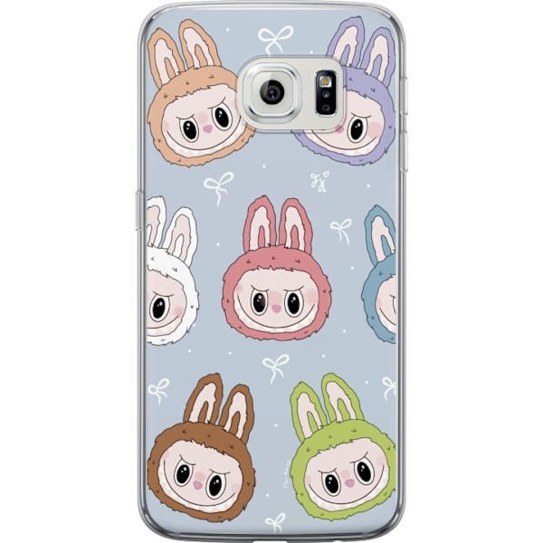 Samsung Galaxy S6 edge Läpinäkyvä kuori Pastel Labubu