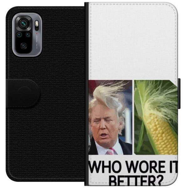 Xiaomi Redmi Note 10S Lommeboketui Trump