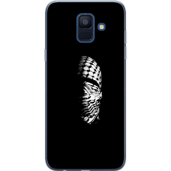 Samsung Galaxy A6 (2018) Genomskinligt Skal Keffiyeh-mönster