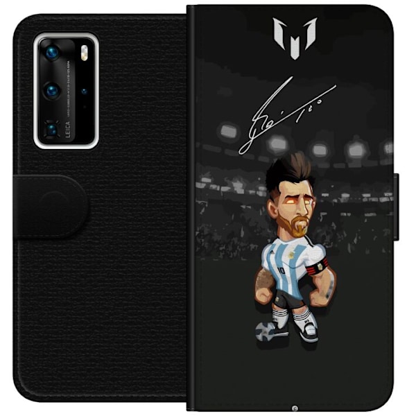 Huawei P40 Pro Tegnebogsetui Messi